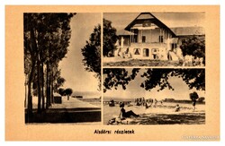 Alsóörs, Alsóörs details postcard, 1956