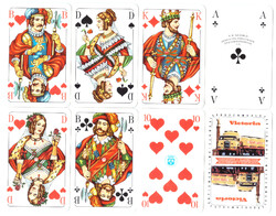 74. French serialized skat card Berlin card image f.X. Schmid Munich around 1975 32 sheets