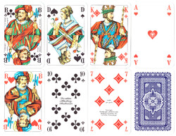 85. French serialized skat card Berlin card picture ass around 1985 32 cards