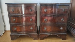 English dressers (nightstands) in pairs (mahogany)