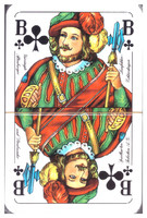 92. French serialized skat card Berlin card picture ass around 1985 32 cards