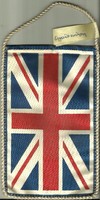 Asztali zászló = EGYESÜLT KIRÁLYSÁG (selyem, 12 x 19 cm, egyoldalas)