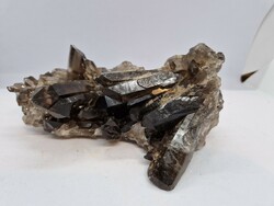 Smoke quartz mineral colony