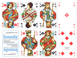 64. French serialized skat card berliner spielkarten around 1995 32 cards