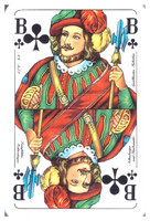91. French serialized skat card Berlin card picture ass around 1985 32 cards