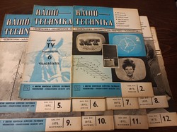 Ràdió technikai  A magyar honvèdelmi szövetség lapja  1972/10db/ könyv/ újság/ kèpregèny.