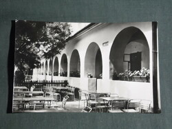 Detail of postcard, hortobágy, inn restaurant