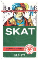 93. French serialized skat card Berlin card image ass around 1975 32 sheets