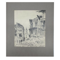 Marosi a. Marked: the bombed Servite Square (1945)f00386
