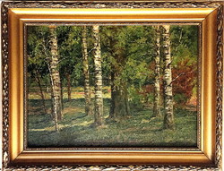 Árpád Basch (1873 - 1944): Nyires, 1928, oil on canvas