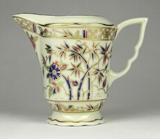 1N380 Bambusz mintás vajszínű Zsolnay porcelán kiöntő