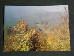 Postcard, mountain landscape, forest