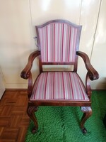 Antique armchair and armchair