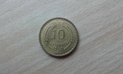 Chile 10 Centesimos 1969