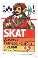 69. French serialized skat card Berliner card picture berliner spielkarten around 1980 32 cards