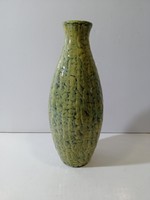 Mid Century mázas kerámia váza Gorka Géza?