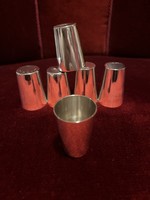 Cups/silver 800/antique short drink glasses!! 120 Grams!