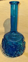 Vintage Cobalt Blue Zodiac Italian Glass
