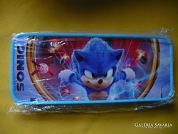Sonic the Hedgehog metal box, storage, pen holder