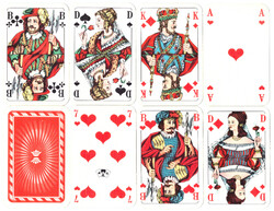 120. French serialized skat card Berlin card picture Nürnberger spielkarten around 1975 32 cards