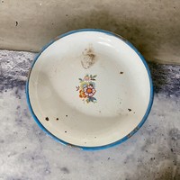 Retro, vintage design zománcozott tányér