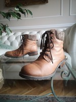 Highland creek 39 natural leather boots