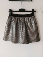 Silver miniskirt