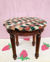 Civilian-style table with checkered cover from the 1920s. A unique rarity