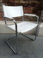 Marcel breuer bauhaus mg5 cantilever chair, with original thick leather, closed tube ends!!!!