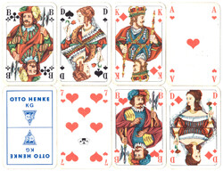 121. French serialized skat card Berlin card picture Nürnberger spielkarten around 1975 32 cards