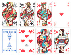 122. French serialized skat card Berlin card picture Nürnberger spielkarten around 1975 32 cards