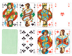 128. French serialized skat card Berlin card picture joker around 1985 32 cards