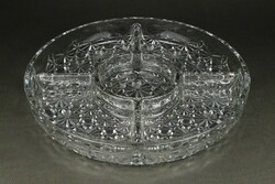1Q625 veropa French split glass serving bowl in box