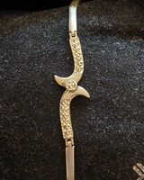 Special diamond-cut silver bracelet