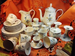 Nikko, quality Japanese porcelain breakfast set, 6 pieces. With accessories, 34 pcs.