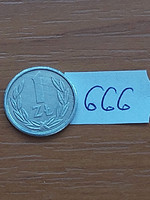 Poland 1 zloty 1989 alu. 16 Mm 666