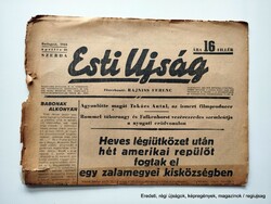 1944 April 26 / evening newspaper / for birthday :-) original, old newspaper no.: 26736