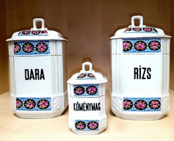 Czech porcelain spice holders