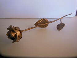 Rose - wrought iron - 38 x 11 cm - old - perfect