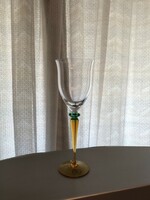 Ajka crystal wine goblet