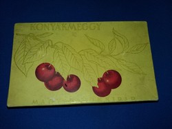 1969.Hungarian confectionery company cognac cherries bonbon paper box 18 x 11 x 4 cm according to pictures