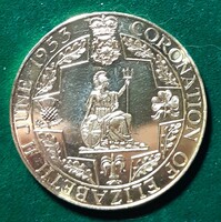 Pál Vincze: ii. Elizabeth's coronation medal, 1953, in original box