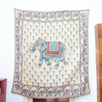 Large Indian elephant wall protector