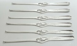 Silver-plated Grasoli lobster, crab or sushi fork (6 pieces)
