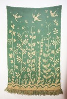 Vintage double-sided tapestry - with plant ornaments