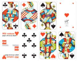 153. Preference French card large crown Vienna card image piatnik 2008 32 sheets