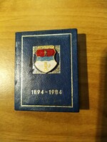 Miskolc város két rendezési terve – Miskolc, Minik.gy. k. – 198  fém címerrel - számozott minikönyv