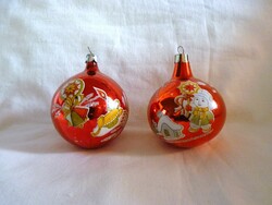 Old glass Christmas tree decorations! - 2 