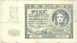 5 Zloty 1941 Poland