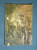Postcard, aggtelek jósvafő, baradla stalactite cave, hall of giants